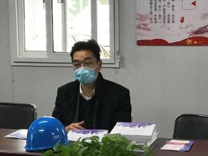 市建設(shè)局黨委書(shū)記、局長(zhǎng)戴健赴房總集團(tuán)市北32#地塊視察復(fù)工復(fù)產(chǎn)安