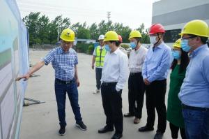 市國資委黨委書記、主任婁顯杰一行調(diào)研建筑工業(yè)化PC構(gòu)件生產(chǎn)基地與