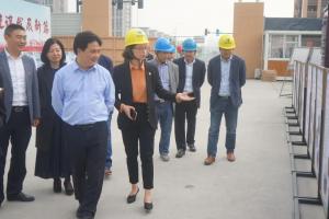 市國資委黨委書記、主任婁顯杰赴市北32號地塊調研“紅色工地”建設